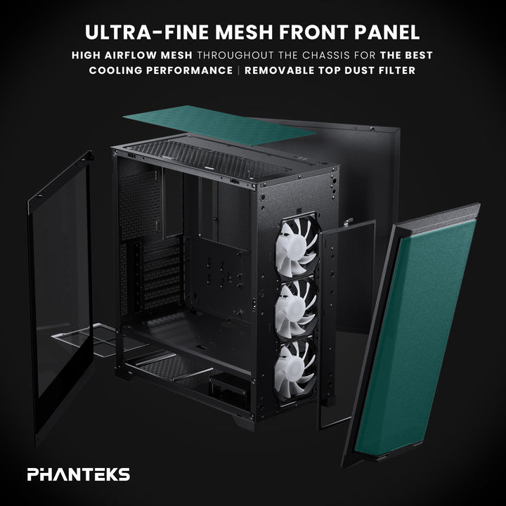 Phanteks Eclipse G370A Mid-tower Gaming Chassis Black