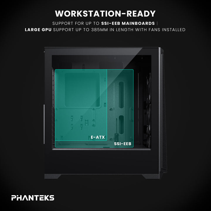 Phanteks Eclipse G370A Mid-tower Gaming Chassis Black