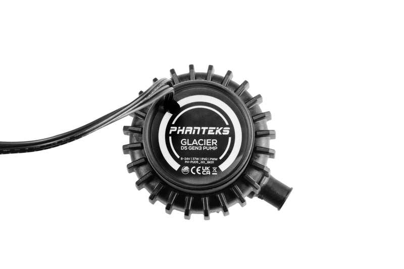 Phanteks D5 Gen3 PWM High Performance Water Pump with PWM Speed Control via Motherboard/Fan Controller, SATA Power Connector