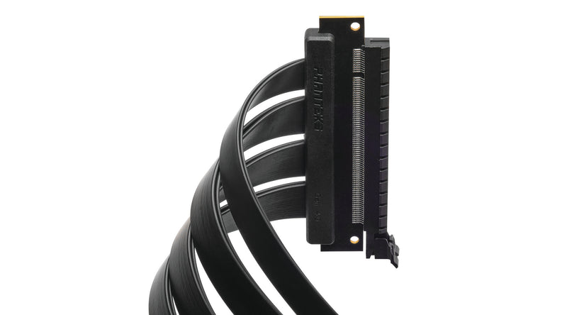 Phanteks Flat Line 150mm PCI-E 4.0 x16 Riser Cable 90 - Black