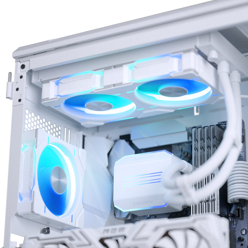 Phanteks Glacier One D30 Premium DRGB All in One Liquid CPU Cooler, DRGB Pump Cap Design