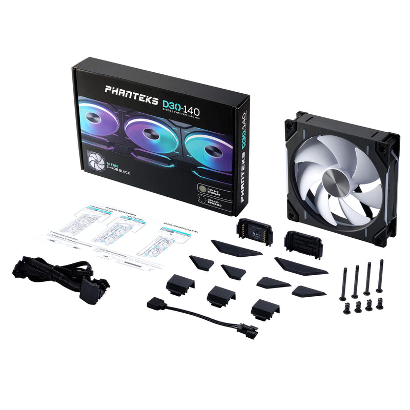 phanteks d30-140 reverse blade white