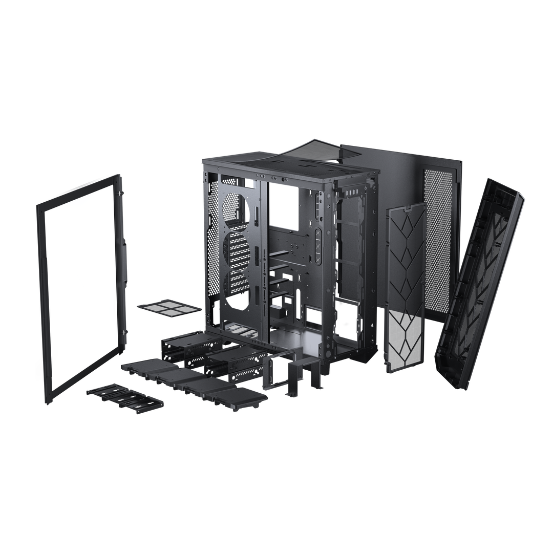 Enthoo Pro 2 Server Edition – Tempered Glass Side Panel, Black 