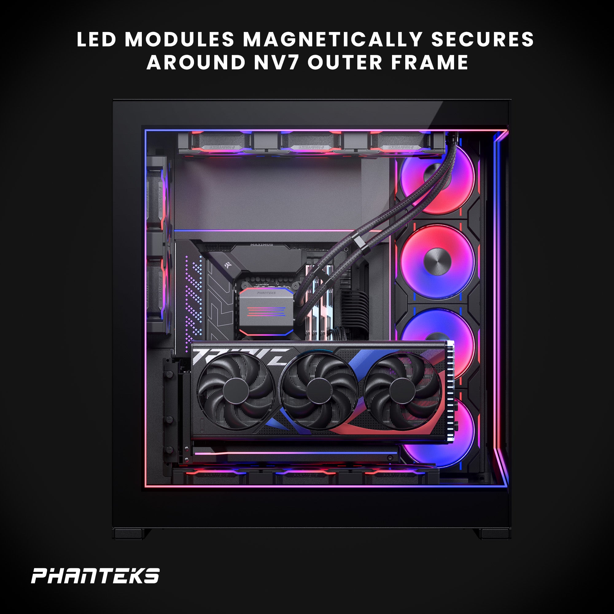 Phanteks プレミアム垂直GPUブラケット - DRGB照明付きブラック Amazon.co.jp: Phanteks プレミアム垂直GPUブラケット - DRGB