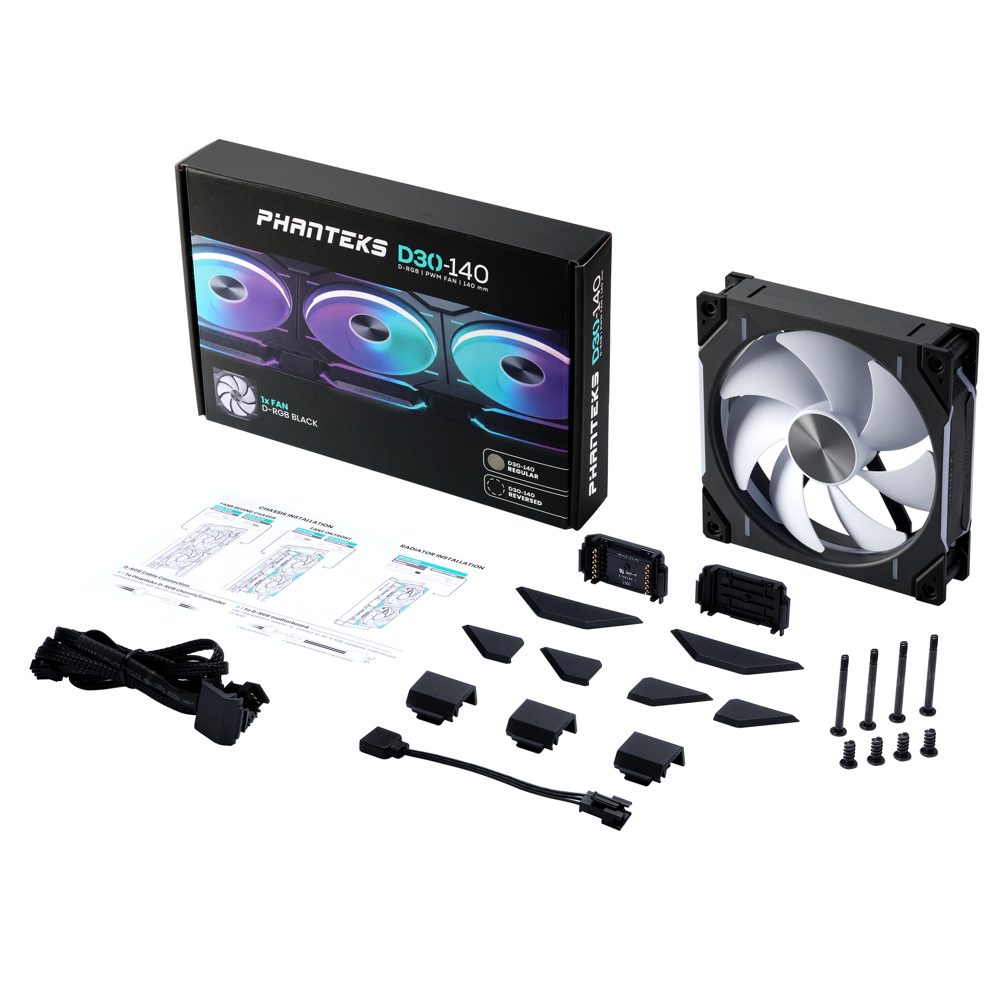Phanteks D30-140 D-RGB Fan