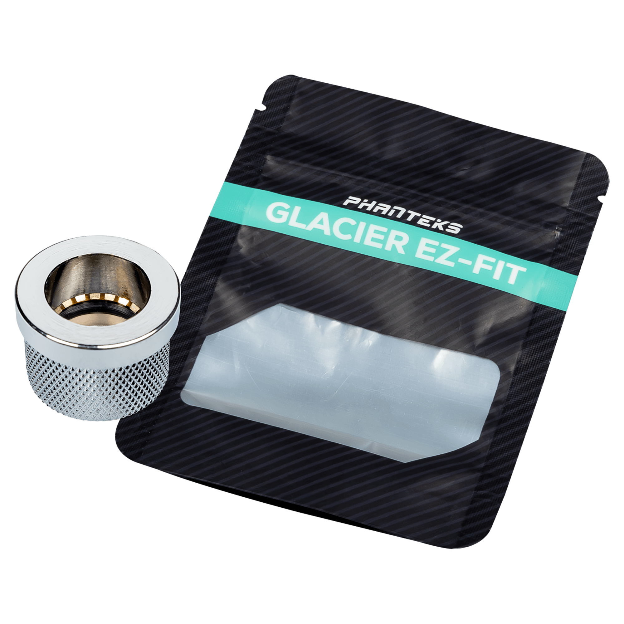 Glacier EZ-Fit F16G1/4 Chrome