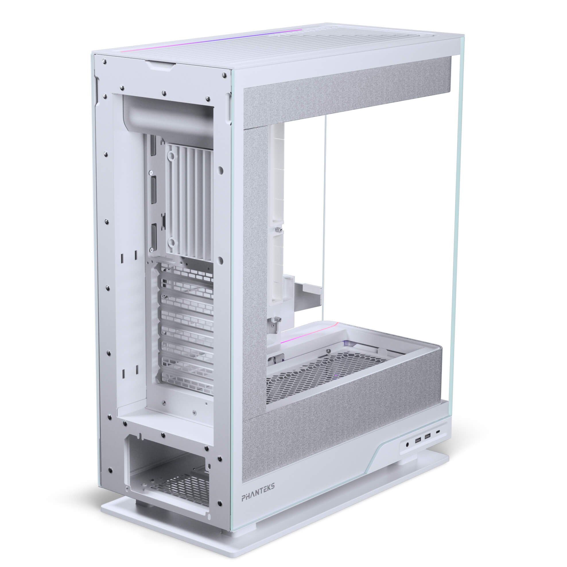 Evolv X PCケース Phanteks' redesigned Evolv X case has mounts for 9 SSDs and room