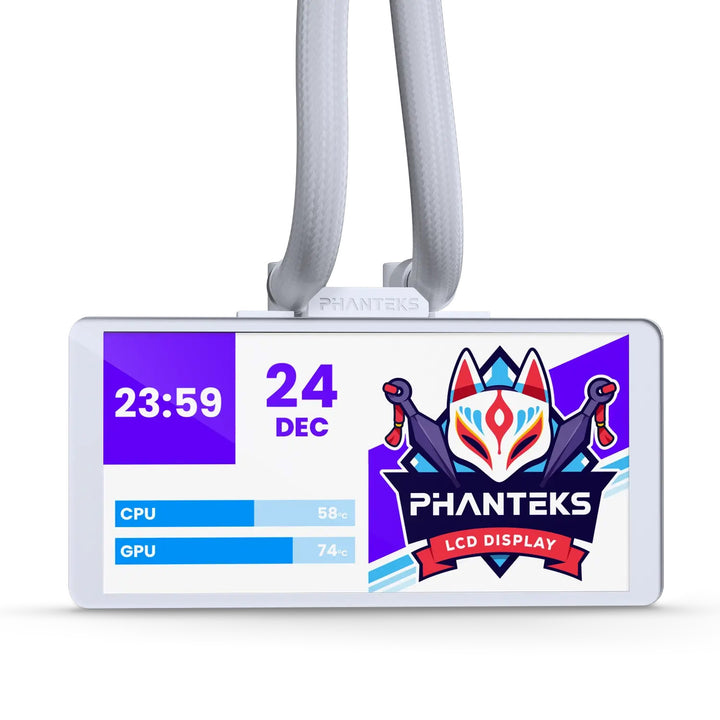 Phanteks Glacier One 360M25G2-LCD All in One Liquid CPU Cooler, White