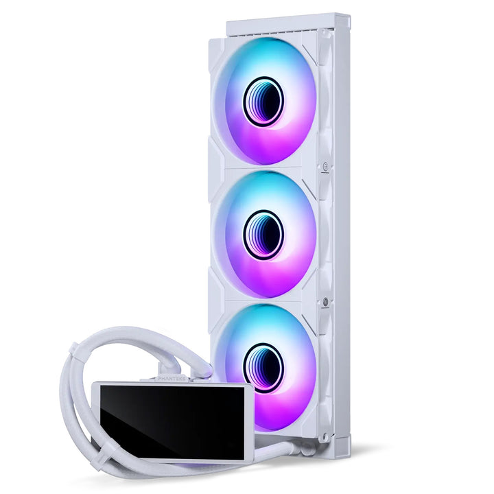 Phanteks Glacier One 360M25G2-LCD All in One Liquid CPU Cooler, White