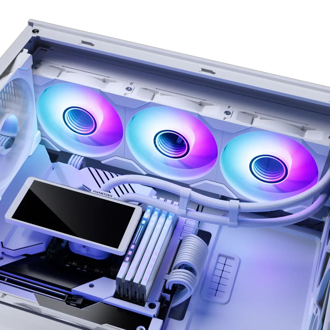 Phanteks Glacier One 360M25G2-LCD All in One Liquid CPU Cooler, White