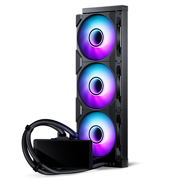 Phanteks Glacier One 360M25G2-LCD All in One Liquid CPU Cooler, Black