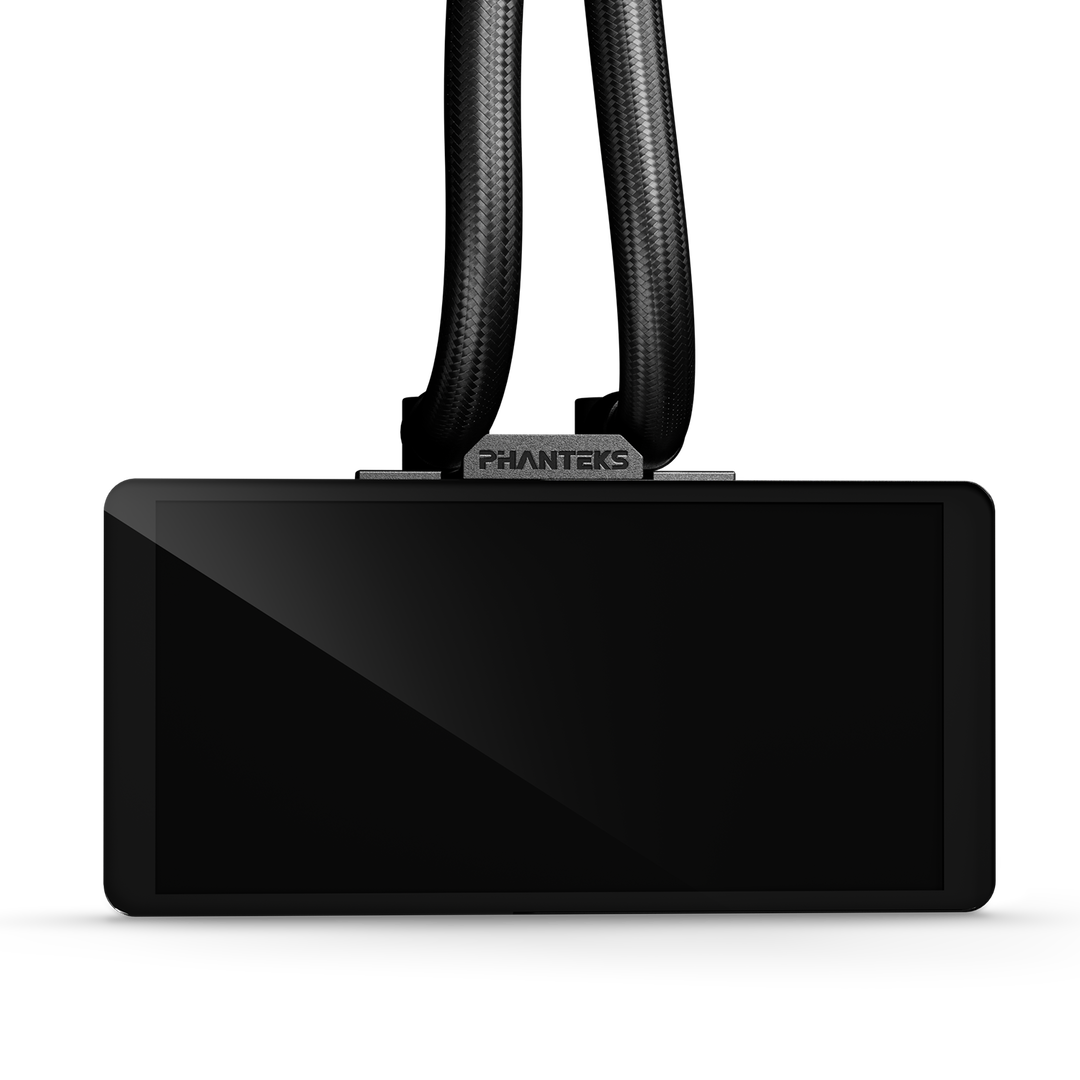 Phanteks Glacier One 360M25G2-LCD All in One Liquid CPU Cooler, Black