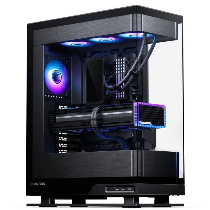 Phanteks Glacier One 360M25G2-LCD All in One Liquid CPU Cooler, Black