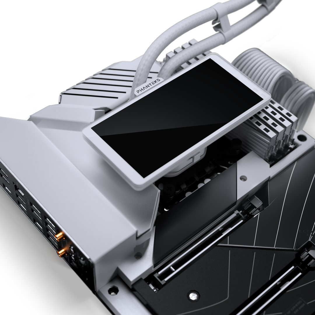 Phanteks Glacier One 360M25G2-LCD All in One Liquid CPU Cooler, White
