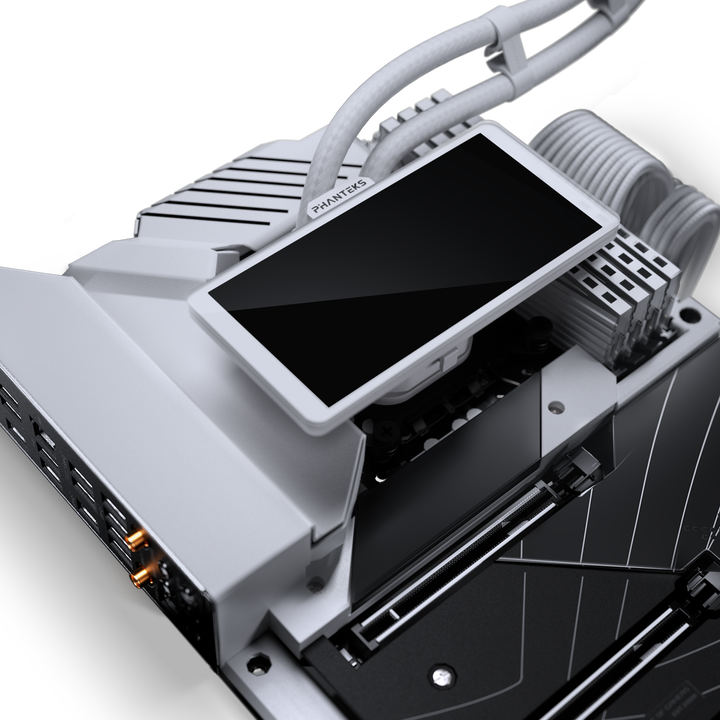 Phanteks Glacier One 360M25G2-LCD All in One Liquid CPU Cooler, White