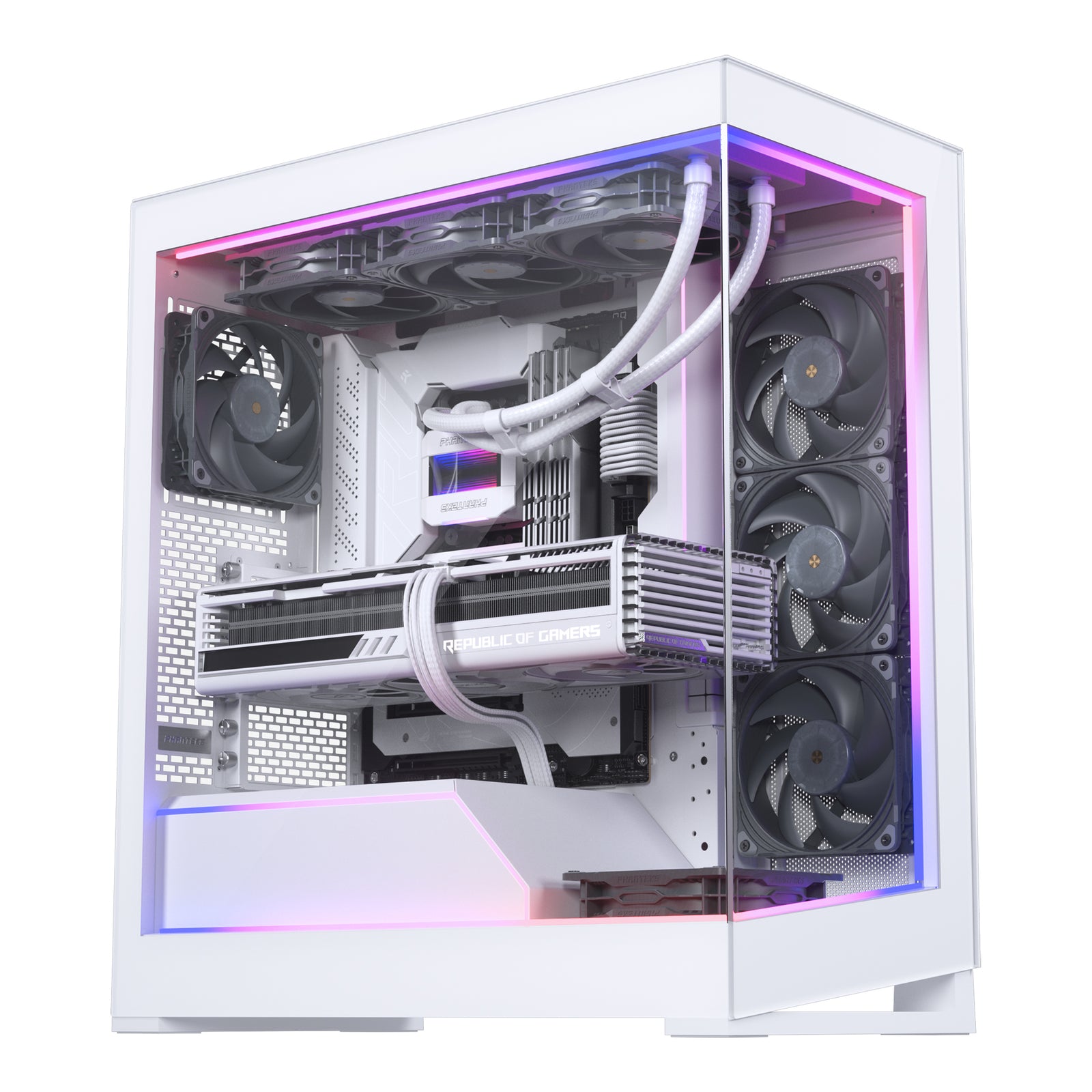 Support Vertical Pour Carte Graphique Phanteks – Compatible PCIe Gen 5, RGB, Inclinable – Montage Facile