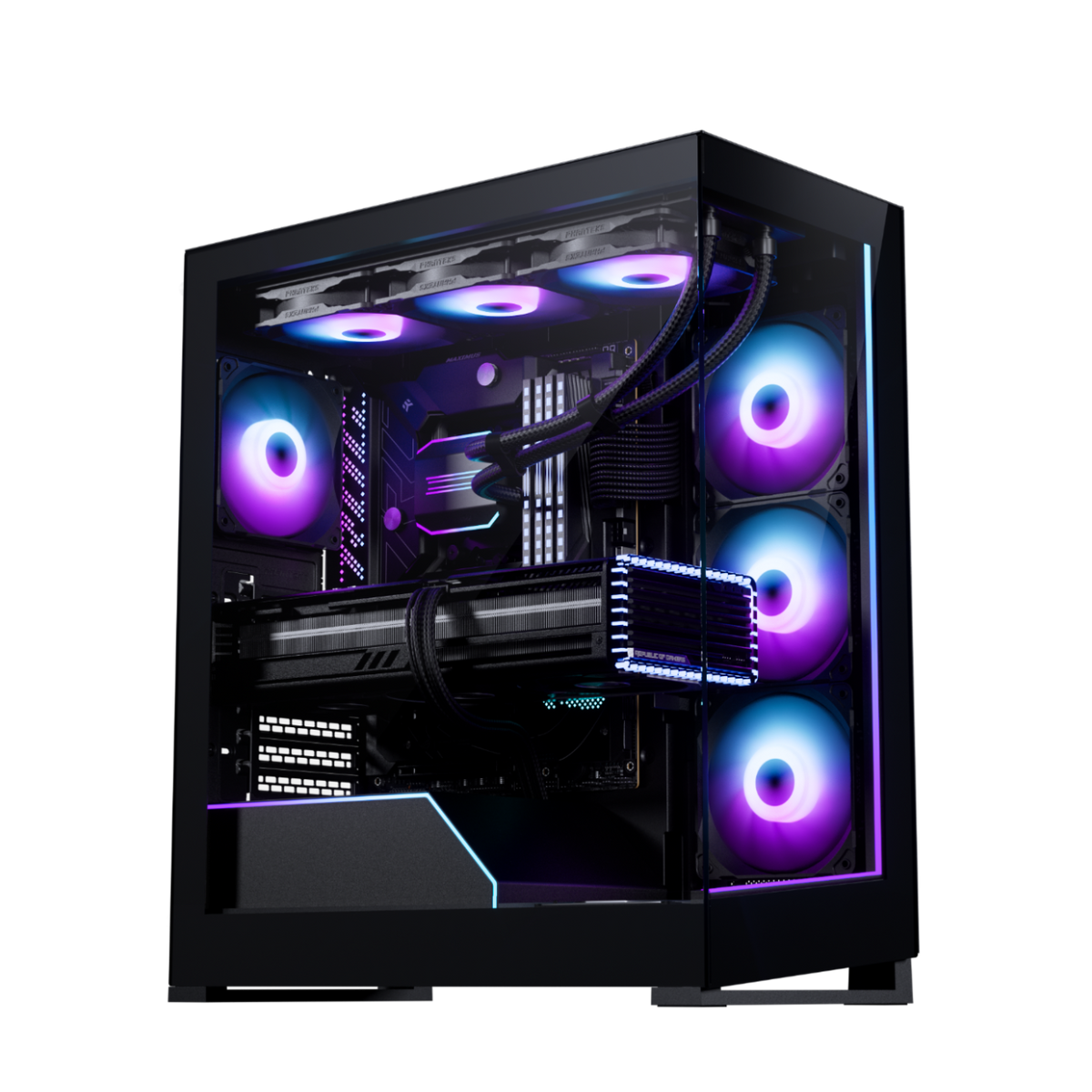 Phanteks, Showcase, atx,gamingpc case, N5Vs, black