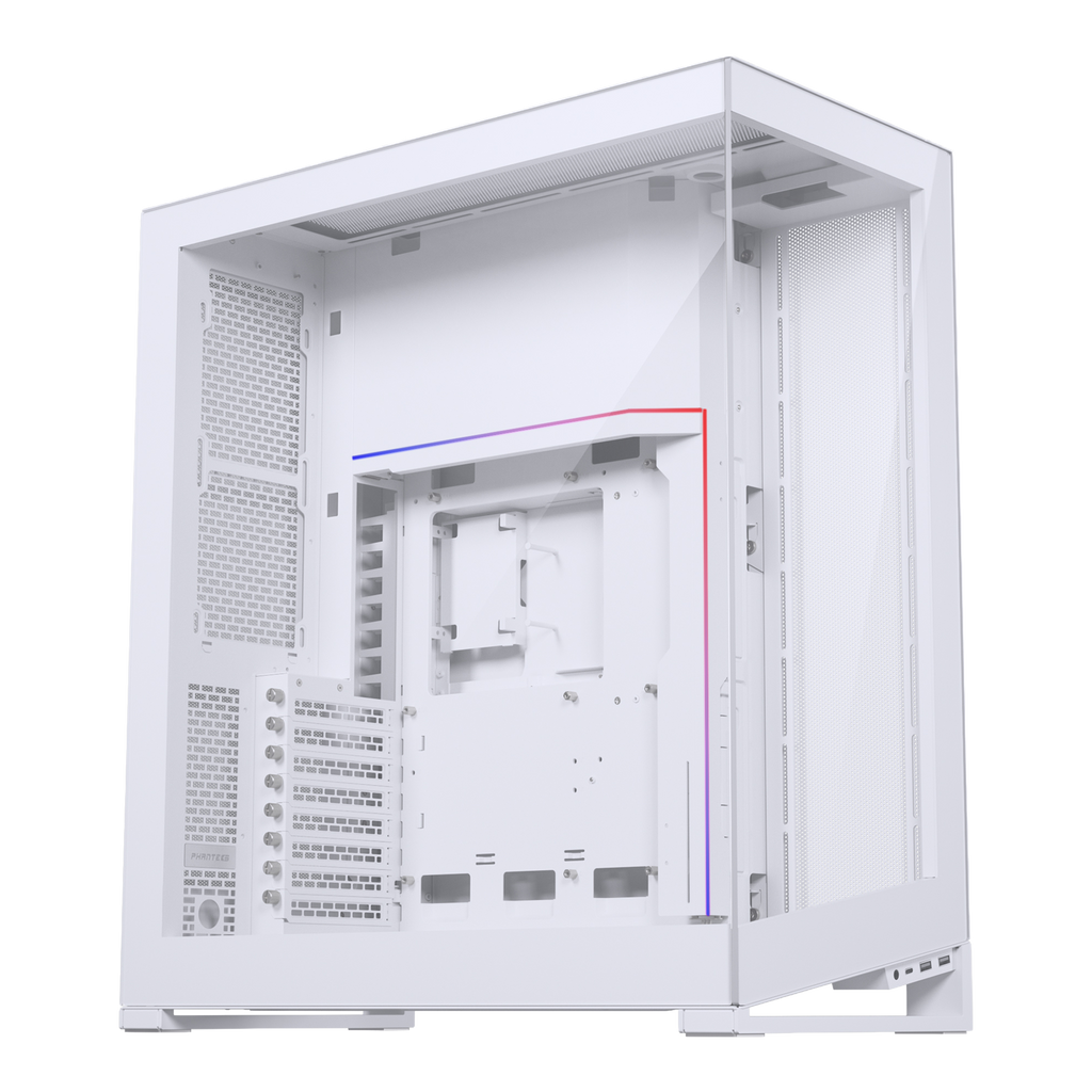 White NV7 empty case with ARGB lighting