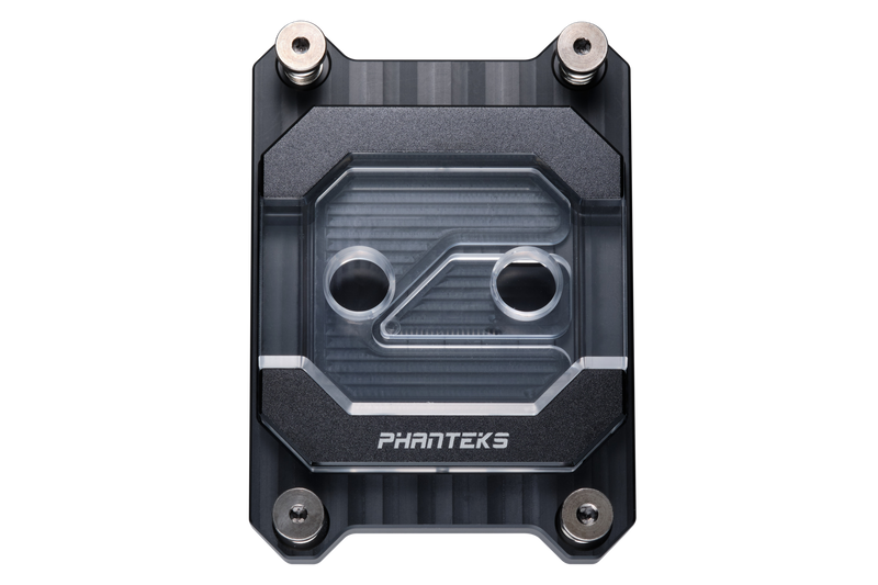 Phanteks Glacier C370A CPU Water Block for AMD Sockets AM4 and AM5, Pure Copper Base, Digital-RGB Lighting