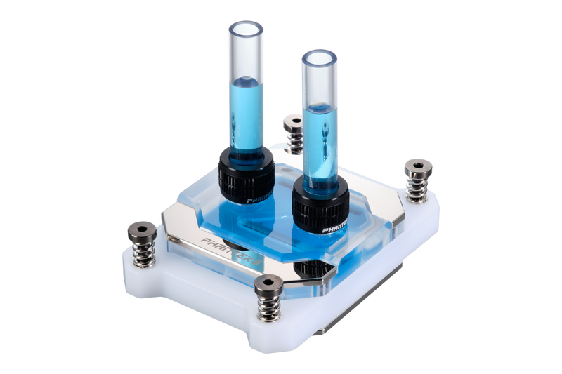 Phanteks Glacier C370A CPU Water Block for AMD Sockets AM4 and AM5, Pure Copper Base, Digital-RGB Lighting