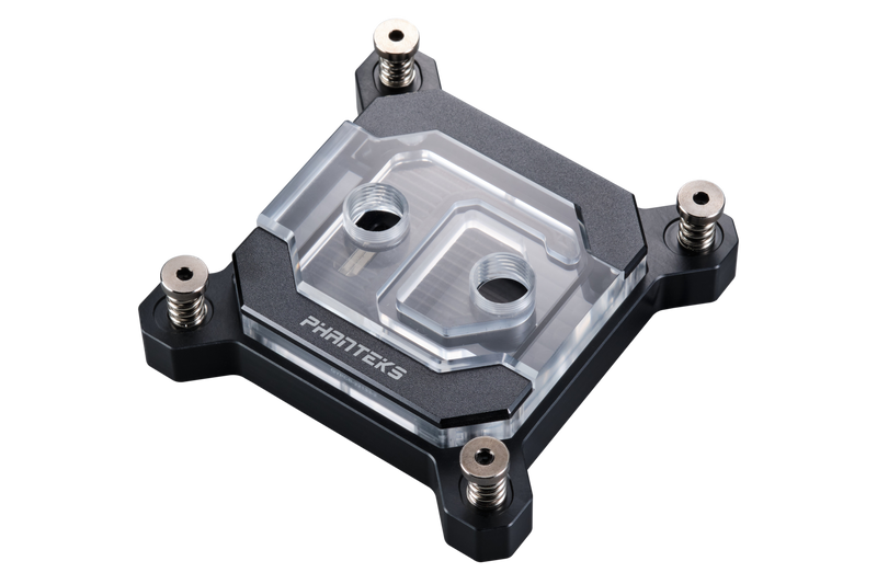 Phanteks Glacier C370i CPU Water Block for Intel Sockets 1700/1200/115x, Pure Copper Base, Digital-RGB Lighting