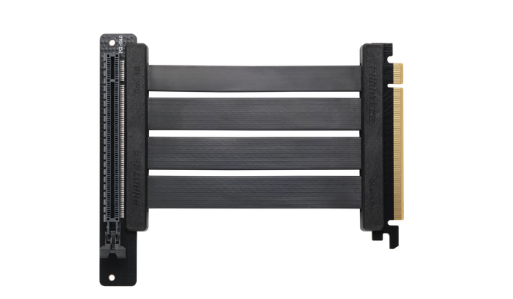 Phanteks Flat Line 150mm PCI-E 4.0 x16 Riser Cable 90 - Black