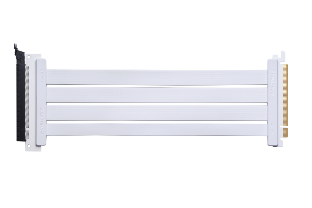 Phanteks Flat Line 300mm PCI-E 4.0 x16 Riser Cable 180 - White