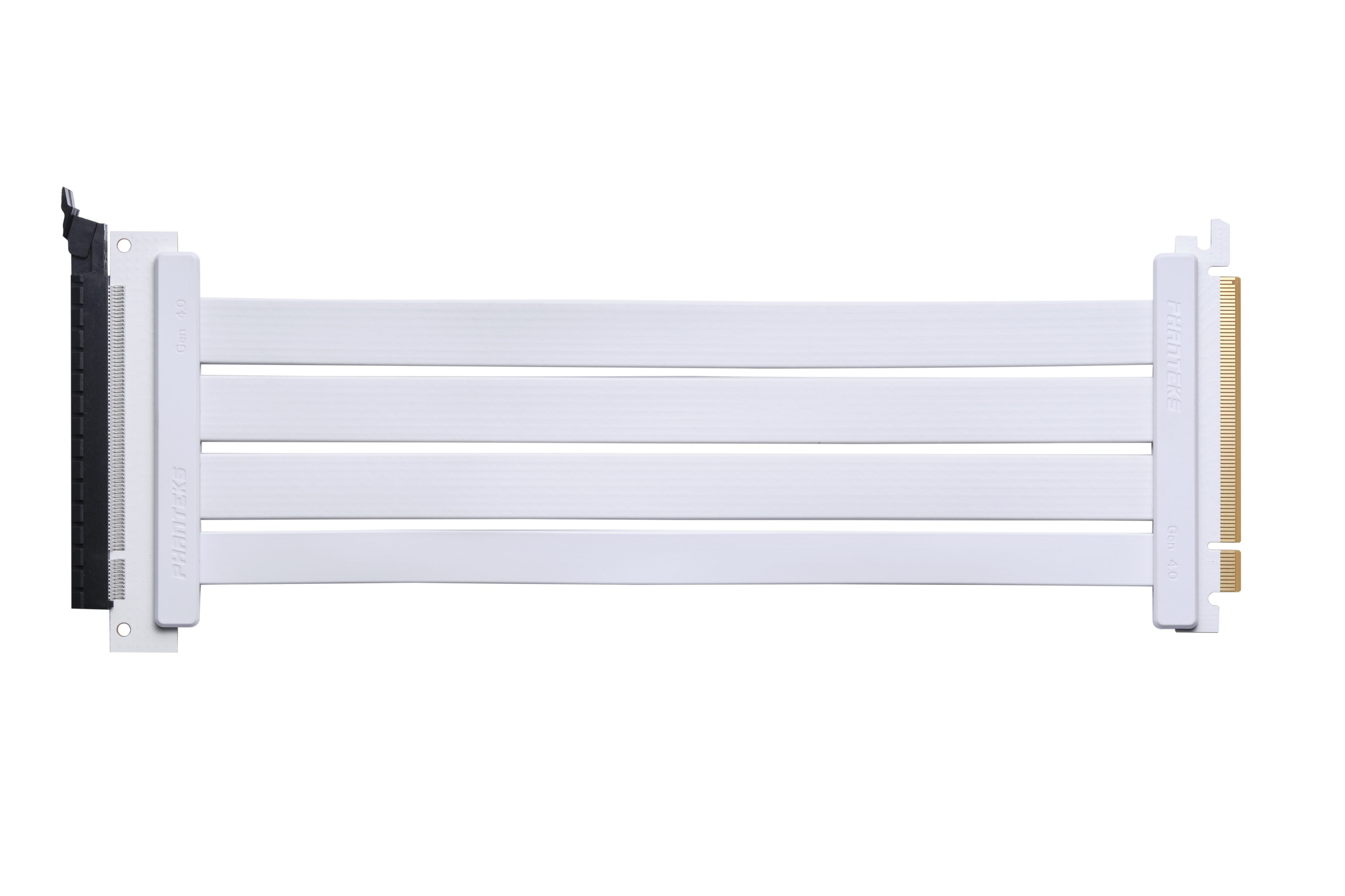 Phanteks Flat Line 300mm PCI-E 4.0 x16 Riser Cable 180 - White