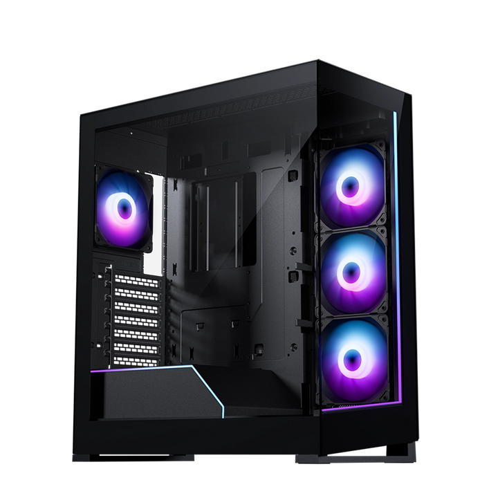 ATX midtower case, phanteks NV5s, ARGB lighting, Black