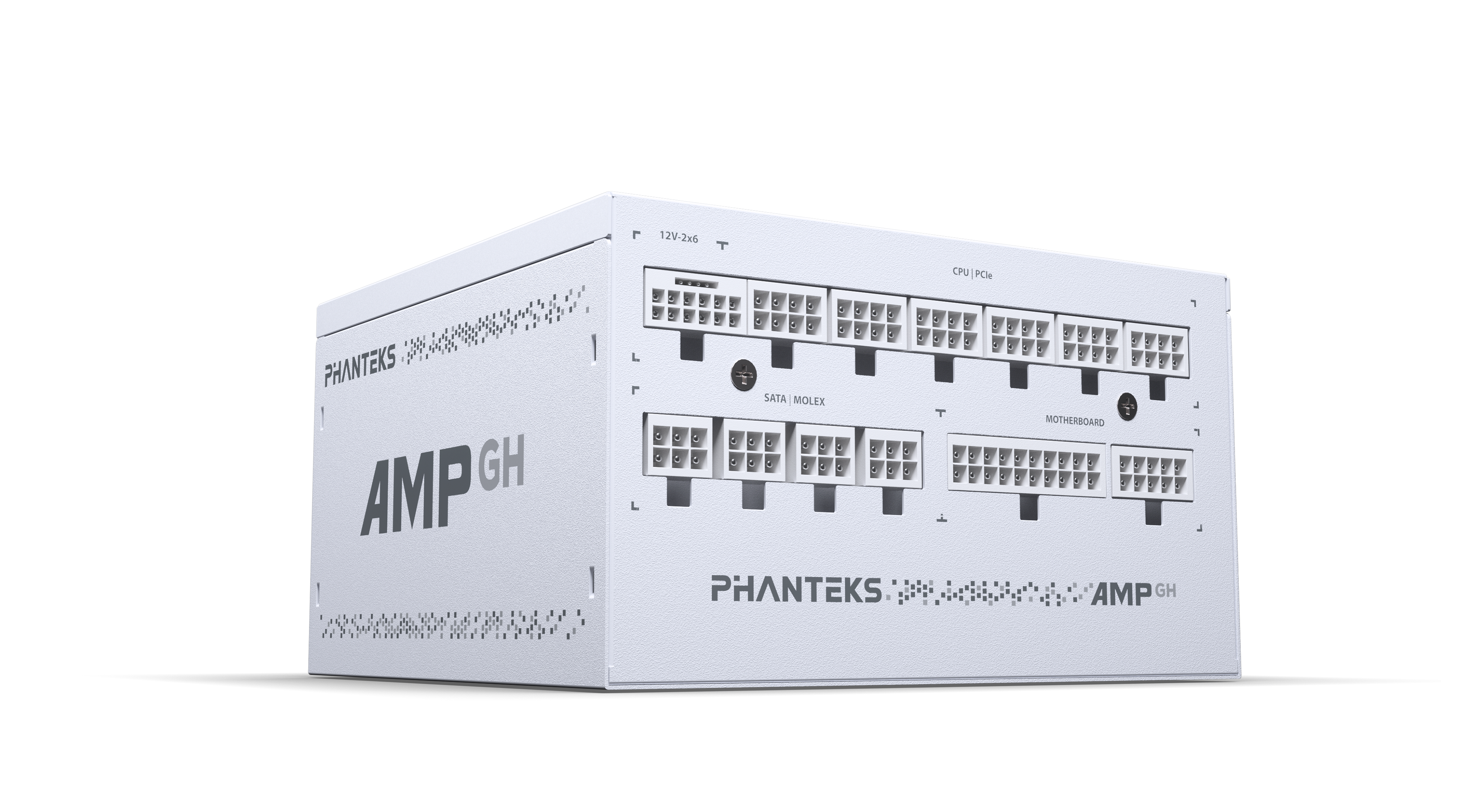 Phanteks AMP GH power supply rear view on a white background