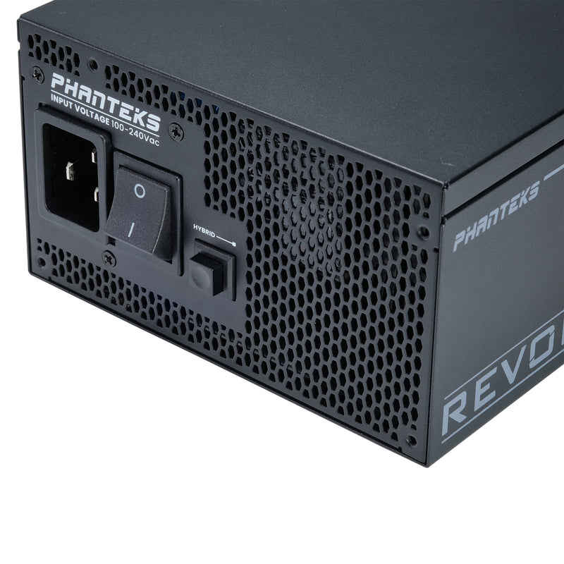 Phanteks Revolt 1600W 80PLUS Titanium, ATX 3.0, PCIe 5.0, Fully Modular. Power Supply Unit Only. Black.