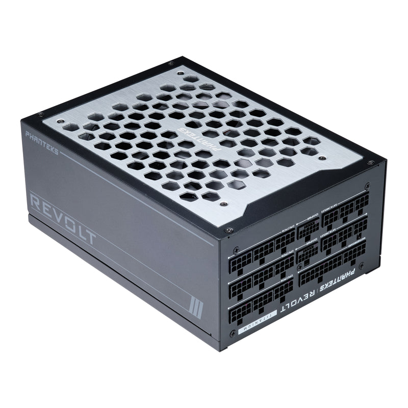 Phanteks Revolt 1600W 80PLUS Titanium, ATX 3.0, PCIe 5.0, Fully Modular. Power Supply Unit Only. Black.