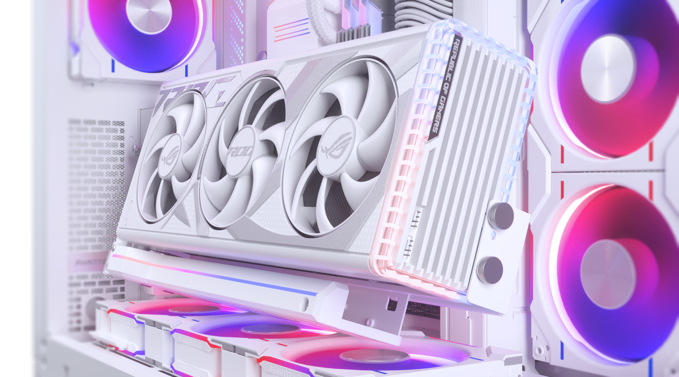 Phanteks PCI-E 5.0 Premium Vertical GPU Bracket - White
