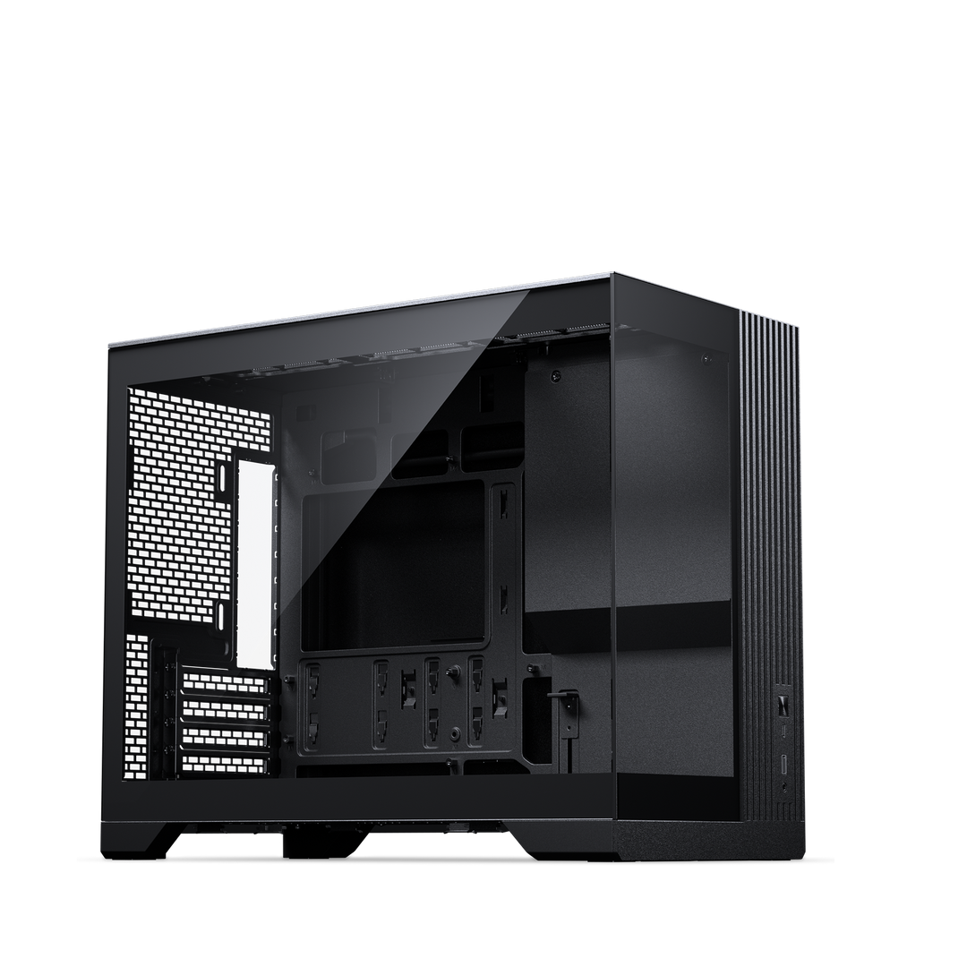 XT V3, MATX, Black, gaming pc case, compact, tempered glass front and side, 3x argb fans