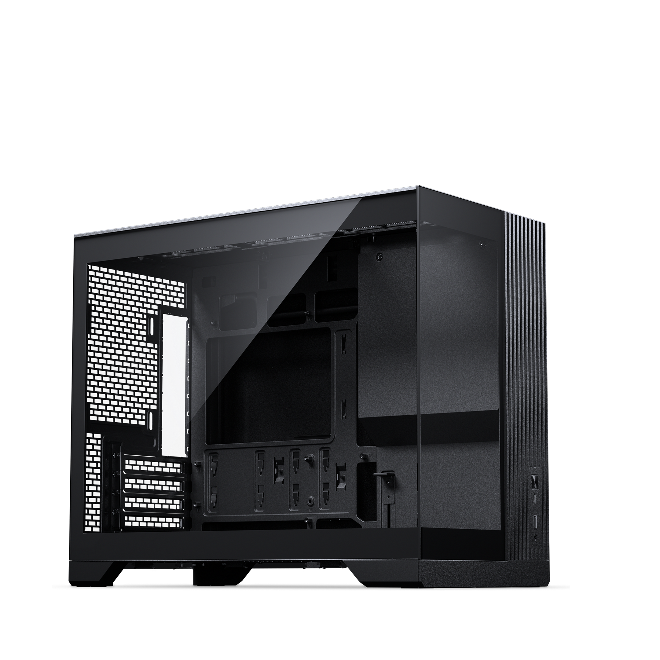 XT V3, MATX, Black, gaming pc case, compact, tempered glass front and side, 3x argb fans