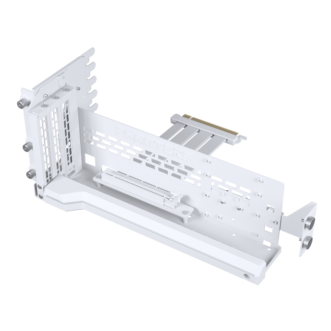phanteks premium vertical gpu gen5, riser pcie5.0, white, led lighting strip