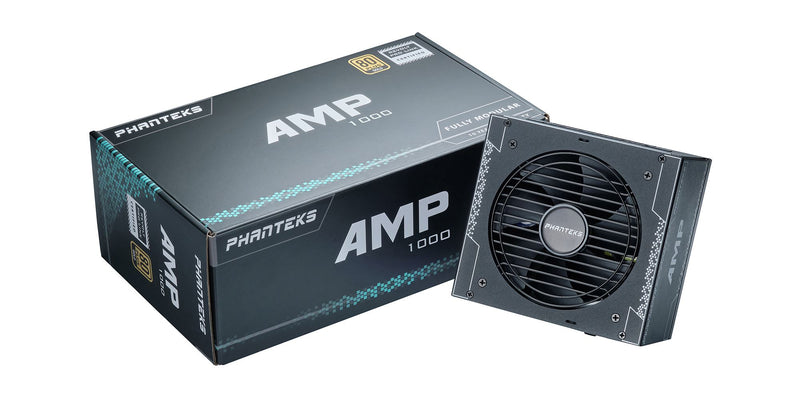 Phanteks Amp Series 1000W V2 80+ Gold Modular Power Supply, 12VHPWR Included, Revolt PRO LINK Certified