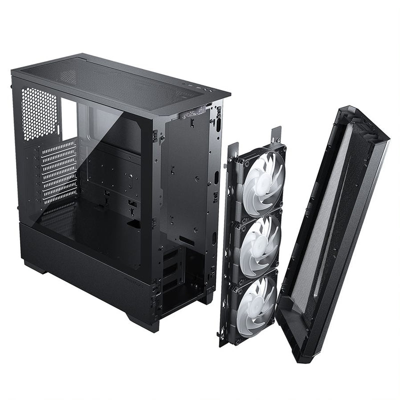 Phanteks Eclipse G360A Ultra-fine Performance Mesh, Mid-tower gaming case, Tempered Glass, Digital-RGB lighting, Black 