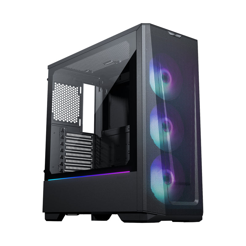 Phanteks Eclipse G360A Ultra-fine Performance Mesh, Mid-tower gaming case, Tempered Glass, Digital-RGB lighting, Black 