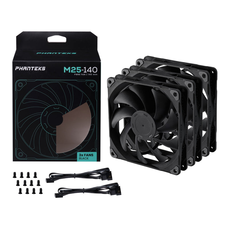 ▷ Phanteks M25 Boitier PC Ventilateur 14 cm Blanc 3 pièce(s)