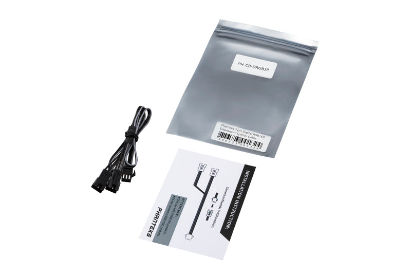 Phanteks Digital RGB 3-pin Splitter Extension Cable