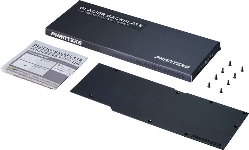 Phanteks RTX 2080Ti Founders Edition Backplate Black