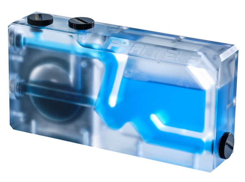 Phanteks Glacier Reservoir with Digital RGB LEDs And Passive Cooling for DDC Pump
