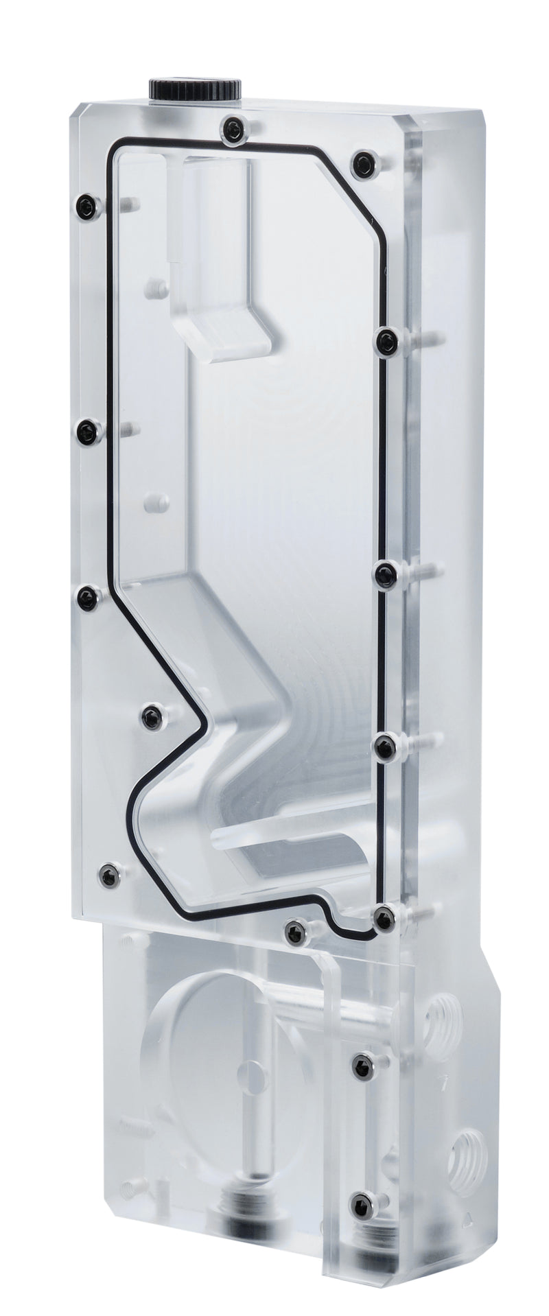 Phanteks Glacier Reservoir with Digital RGB LEDs And Passive Cooling for DDC Pump